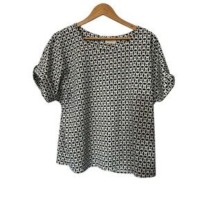 New MELLODAY Size XL Women’s Printed Blouse